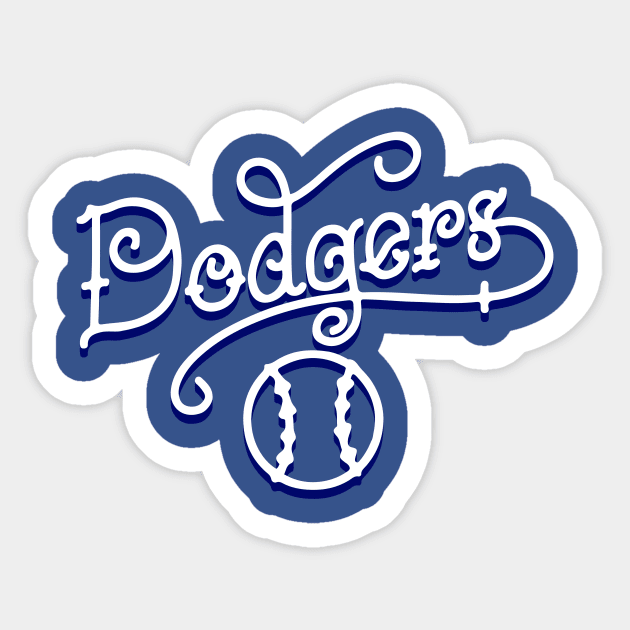 Dodgers Sailor Tattoo Sticker by Throwzack